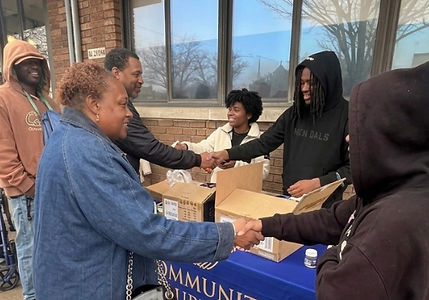 Amoor Consulting Group team at a community outreach event