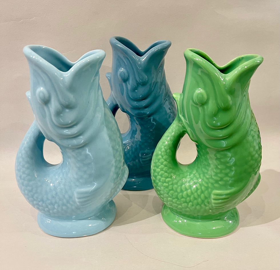 Small Ceramic Fish Vase