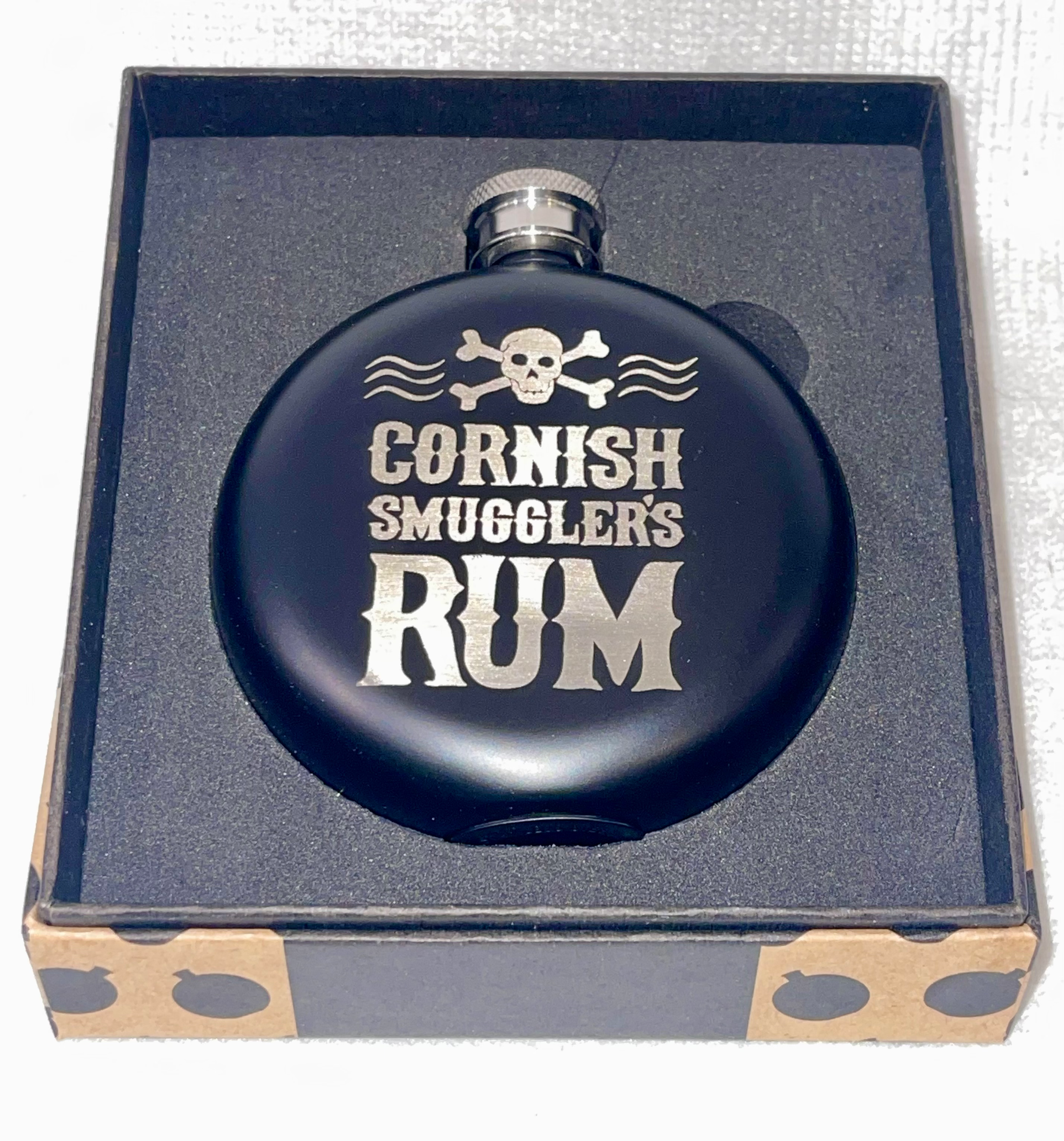 Cornish Smugglers Rum / Port Isaac Smugglers Rum Hip Flask