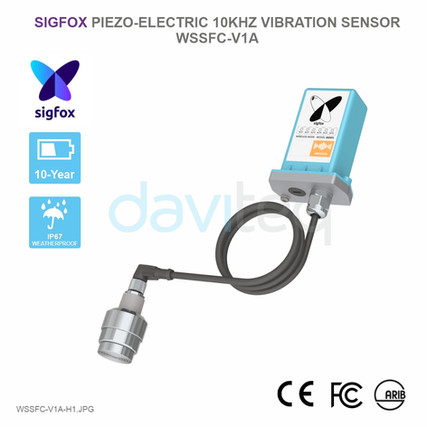 Sigfox Piezo-Electric 10kHz Vibration Sensor - WSSFC-V1A