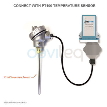 LoRaWAN PT100 Temperature Transmitter - WSLRW-PT100