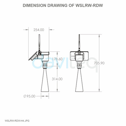 LoRaWAN Radar Level Sensor - WSLRW-RDW