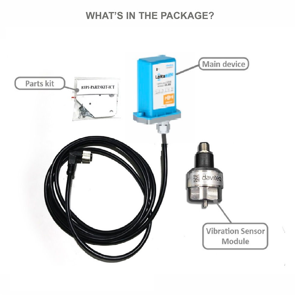 LoRaWAN 10kHz Vibration Sensor with Piezo & 10-Year Battery