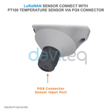 LoRaWAN PT100 Temperature Transmitter - WSLRW-PT100