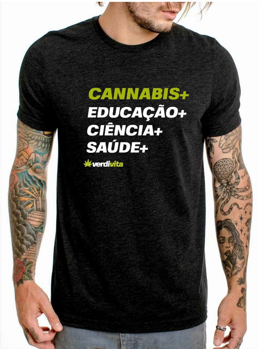Thumbnail: cannabis + educação + ciência + saúde