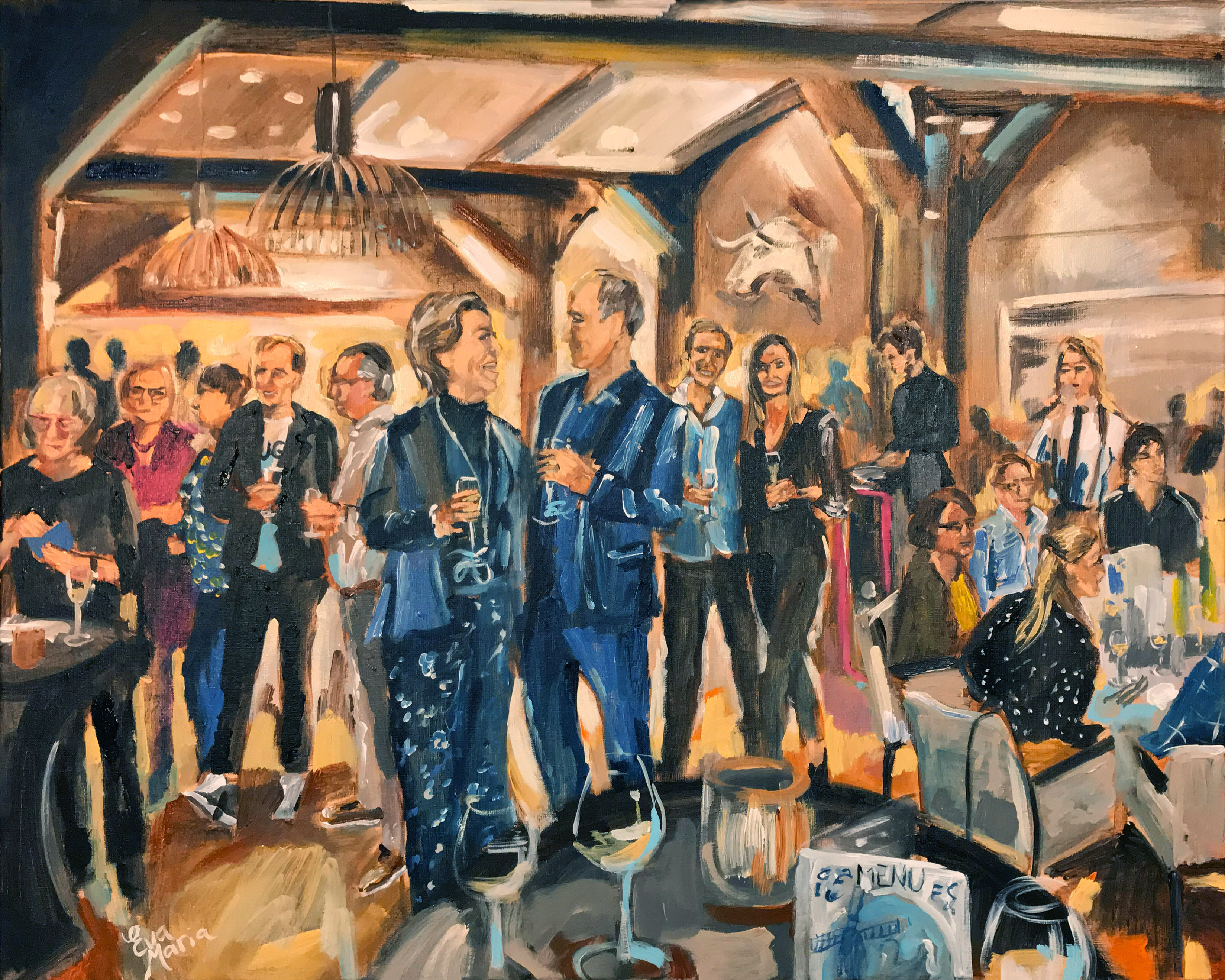 Live Paint Eva Maria Amstelveen