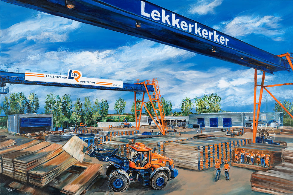 Business Art Schilderij voor een zakelijk jubileum
