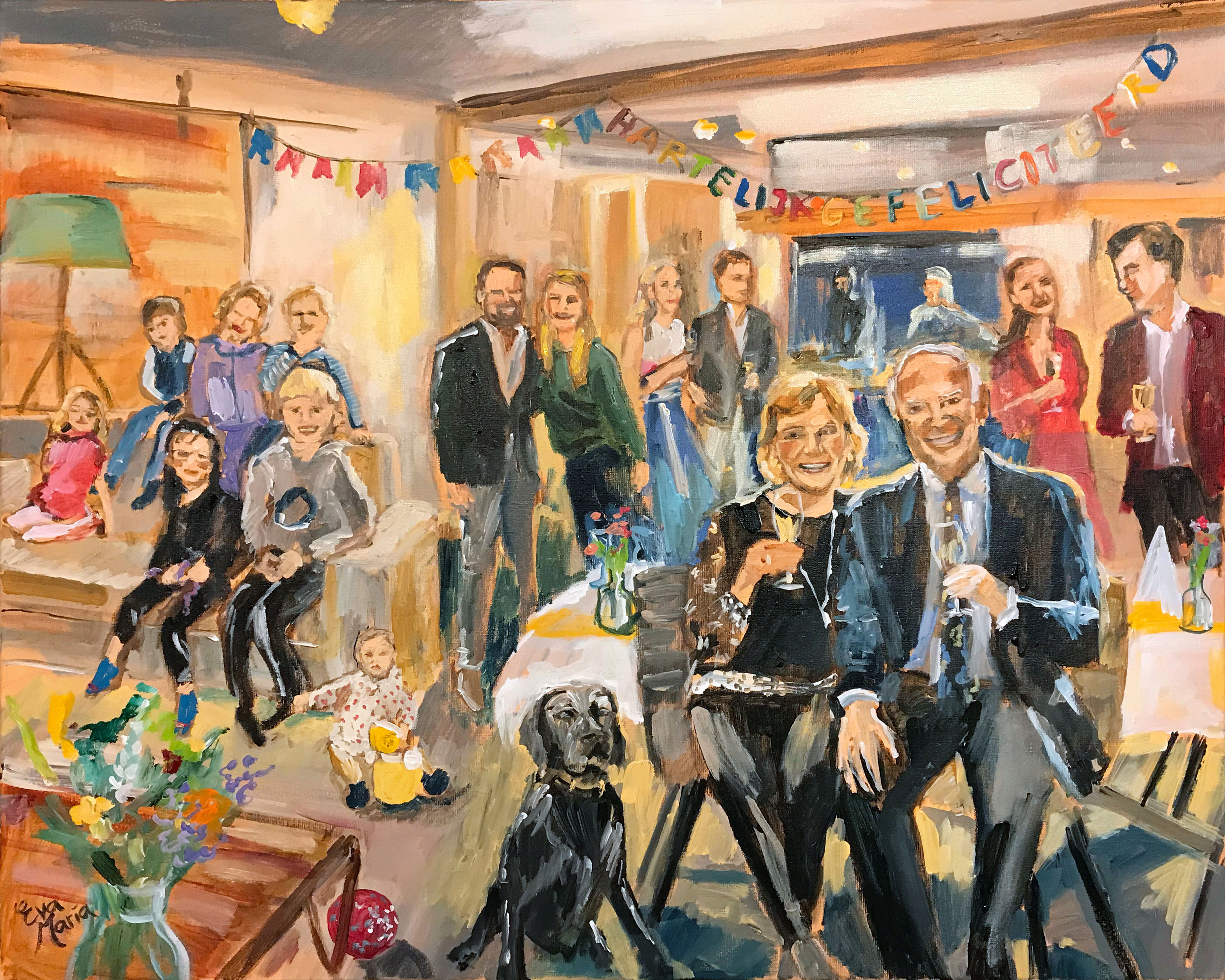 Live Paint Eva Maria Noordwijk