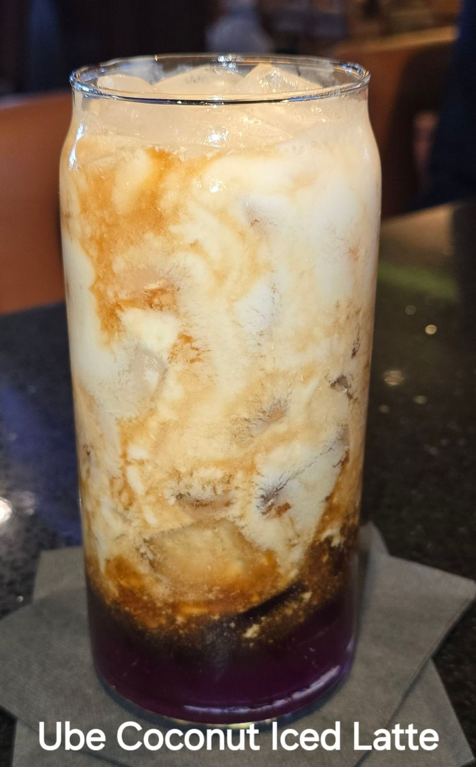Ube Coconut Iced Latte