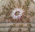 Planche à laver - Edelweiss - Peinture sur objet en bois