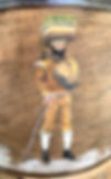 Mesure à grains - Kläuse et leurs cloches - Peinture sur bois