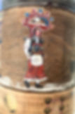 Mesure à grains - Kläuse et leurs cloches - Peinture sur bois