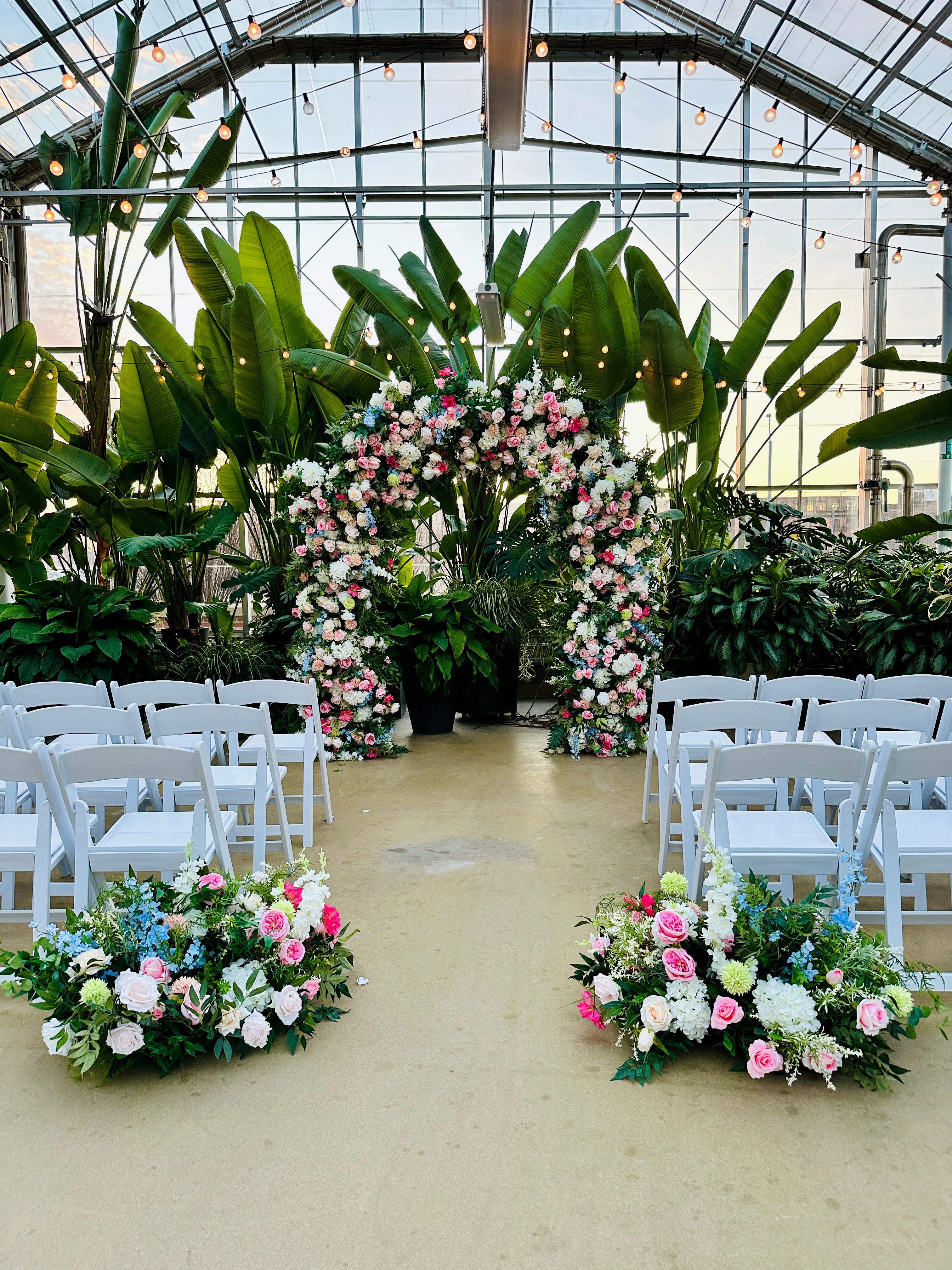 Blooming garden ground florals