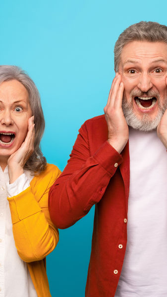 Two retirees are panicking after watching the news