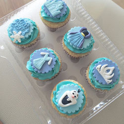 Instagram - Cupcakes de Frozen ❄️ 💙 💎 #frozen #olaf #cupcakes #cupcake #cupcak