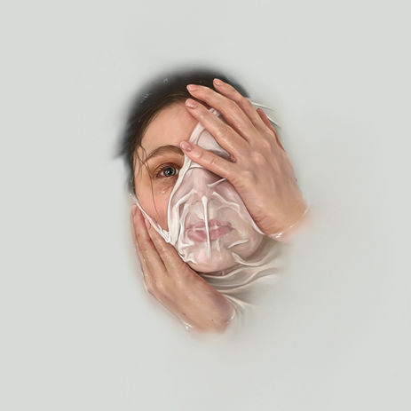 Youth's Veil, digital painting by baku