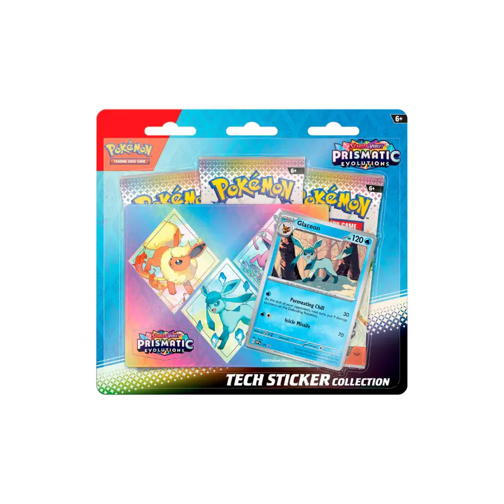 Prismatic Evoloutions - 3 Pack Sticker Collection - Sylveon