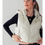 Thumbnail: Faux Leather Crop Puffer Vest