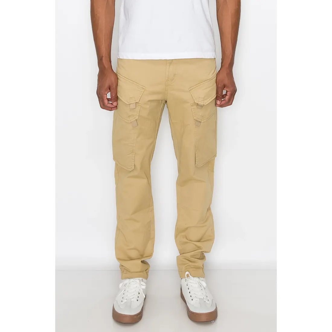 Double Cargo Pants Khaki