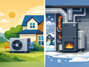 Heat Pump vs Furnace for Michigan Homes Compared