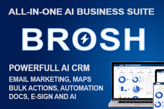 BROSH AI CRM banner