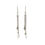 Thumbnail: Sterling Silver Tassel Earrings with Polished Stars