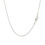 Thumbnail: 14k White Gold Diamond-Cut Bead Chain 1.2mm