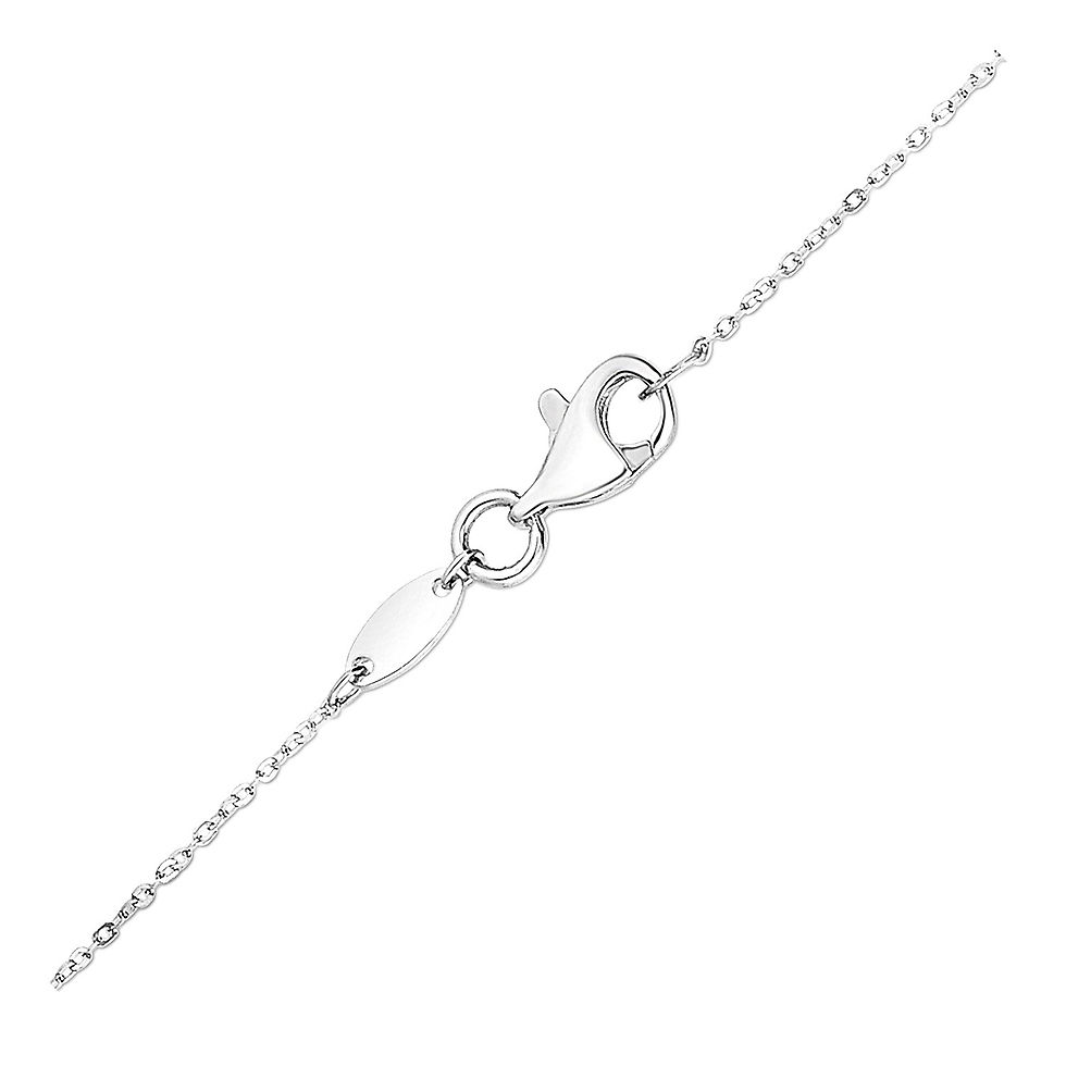 Thumbnail: Diamond Symbol Pendant in 14k White Gold