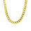 Thumbnail: 5.3mm 10k Yellow Gold Light Miami Cuban Chain