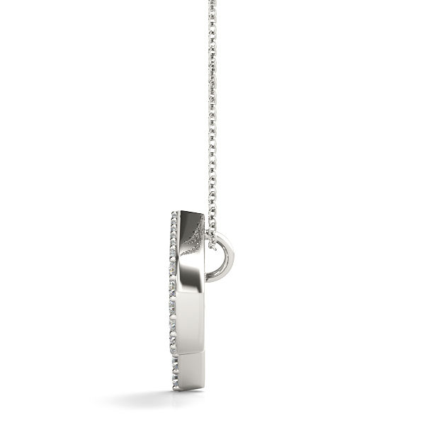 Thumbnail: 14K Diamond Initials - Chain not included