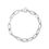 Thumbnail: Sterling Silver Wide Paperclip Chain Bracelet