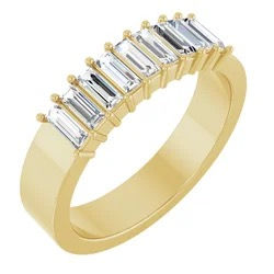 Thumbnail: 14K Yellow 1/2 CTW Natural Diamond Anniversary Band