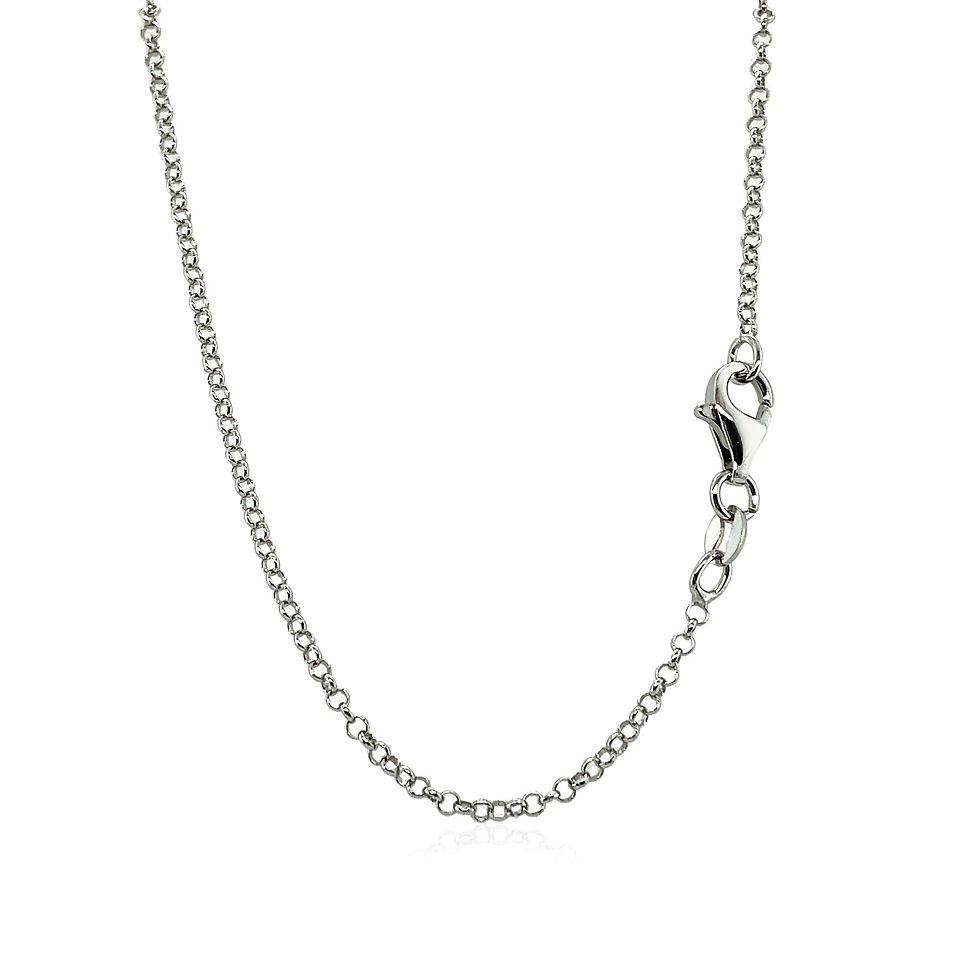 Thumbnail: Sterling Silver 17 inch Necklace with Dream Catcher Pendant