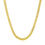 Thumbnail: 3.2mm 14k Yellow Gold Square Franco Chain