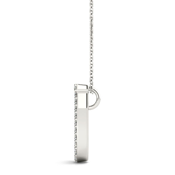 Thumbnail: 14K Diamond Initials - Chain not included