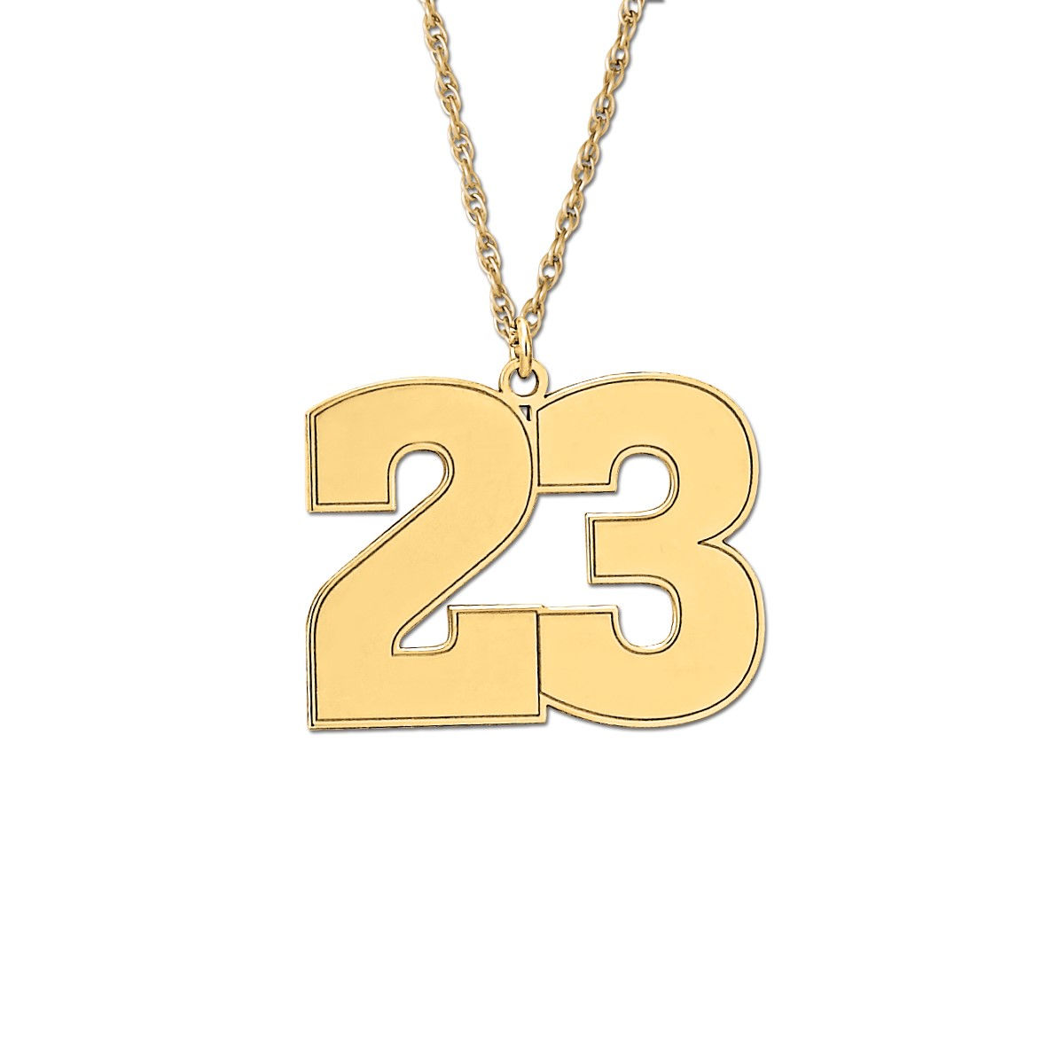 Sports Number (Chain not included)