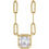 Thumbnail: 14K Yellow Lab-Grown Moissanite 16" Necklace