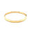 Thumbnail: 14k Yellow Gold Dome Design Polished Children's Bangle