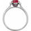 Thumbnail: Halo-Style Birthstone Ring