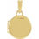 Thumbnail: 14K Yellow Round Locket Pendant