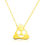 Thumbnail: 14k Yellow Gold Necklace with Poop Emoji Symbol