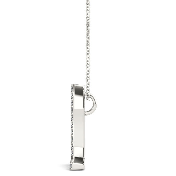 Thumbnail: 14K Diamond Initials - Chain not included