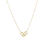 Thumbnail: 14k Yellow Gold Necklace with Interlocking Petite Rectangles