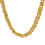 Thumbnail: 14k Yellow Gold Byzantine Motif Chain Necklace
