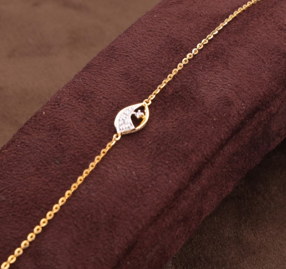 Gold Bracelet with Diamonds PKBR-72