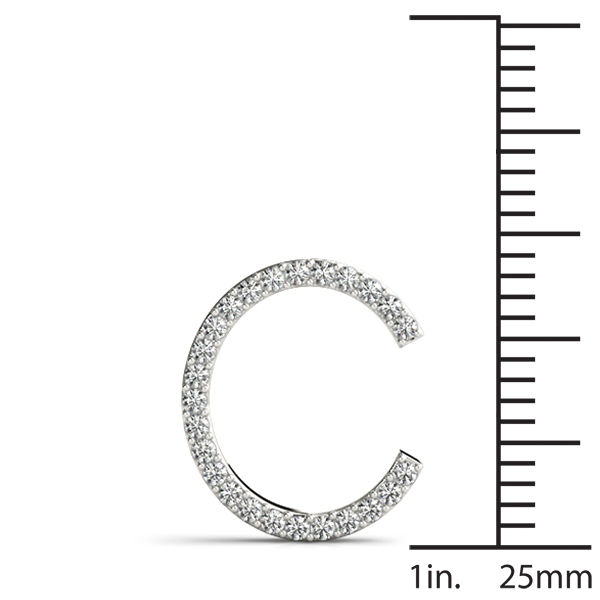 Thumbnail: 14K Diamond Initials - Chain not included