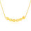 Thumbnail: 14k Yellow Gold 18 inch Necklace with Curve of Mariner Chain