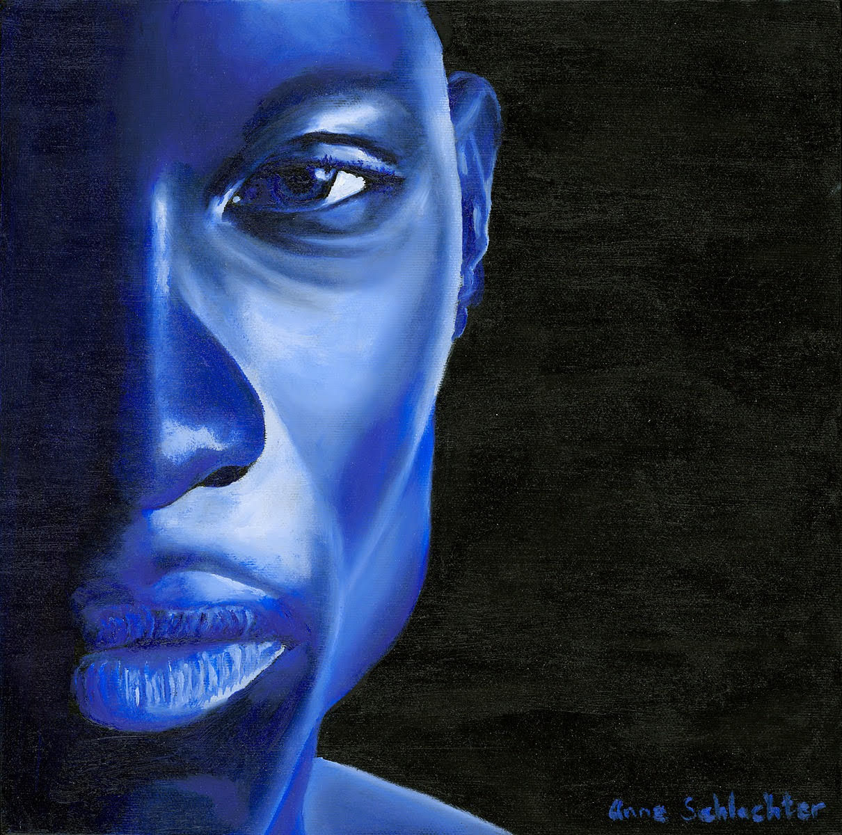 Blue Man | Original Oil Painting
