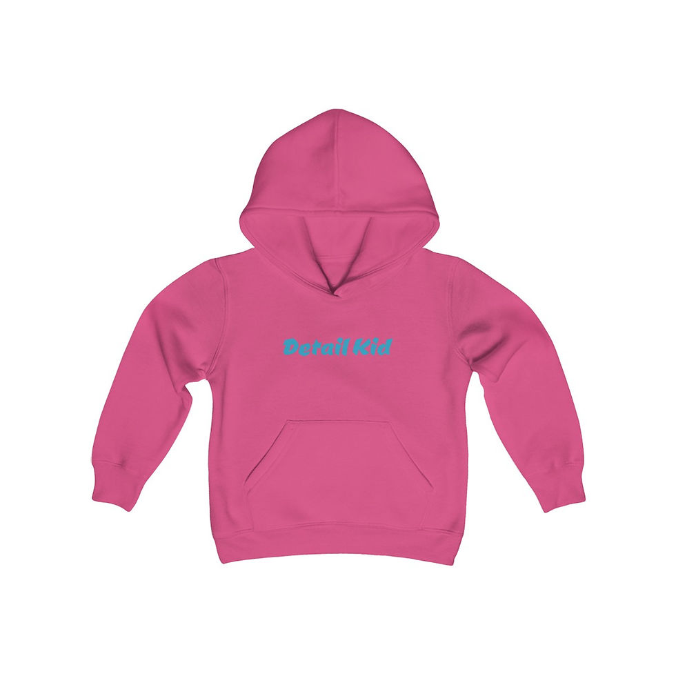 Thumbnail: Youth Bright Car Hooded Sweatshirt