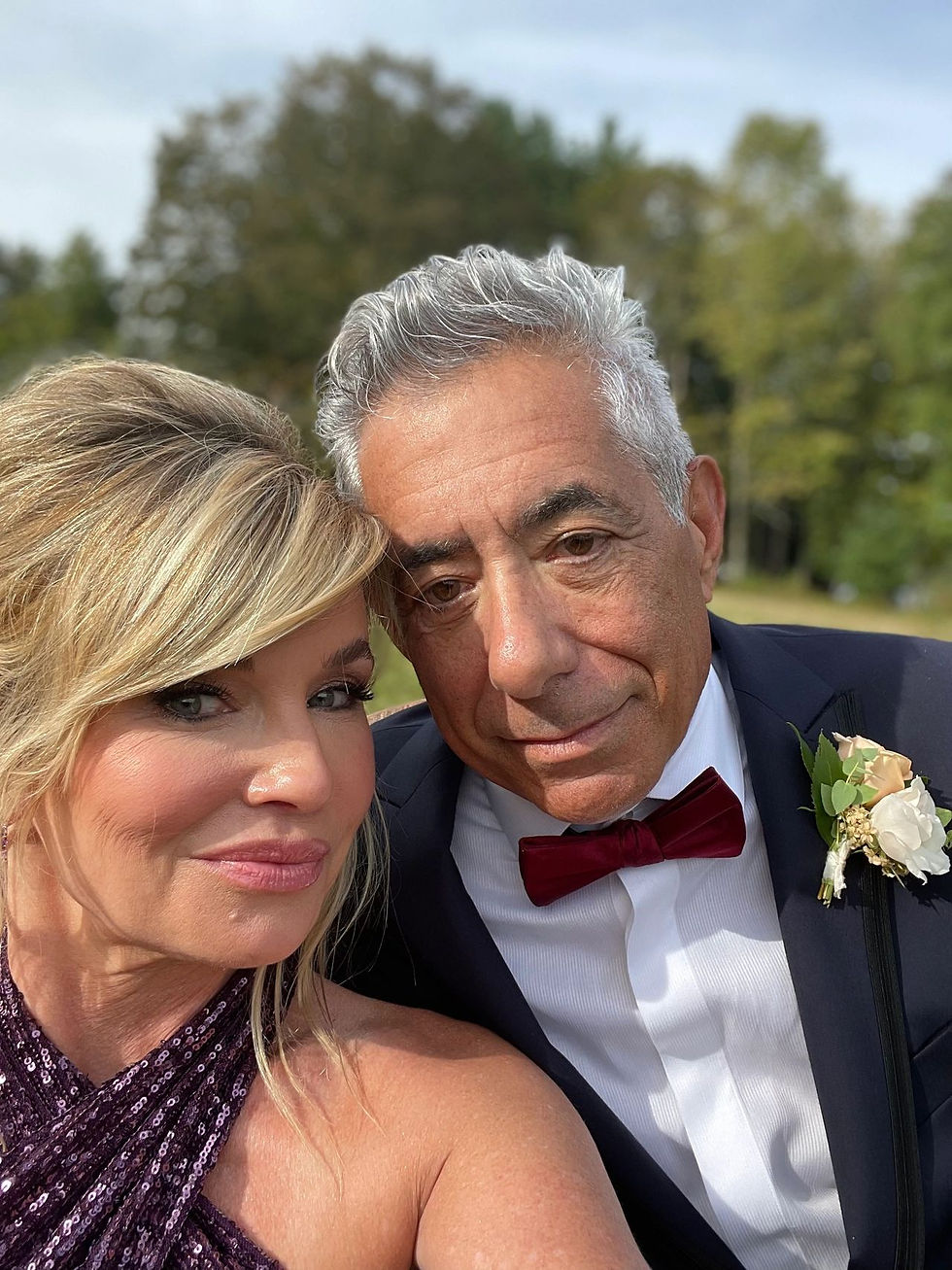 Nadine & John Macaluso, current husband of 22 years